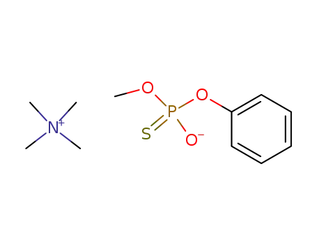 thiophosphoric acid <i>O</i>-methyl ester-<i>O</i>'-phenyl ester; tetramethylammonium salt