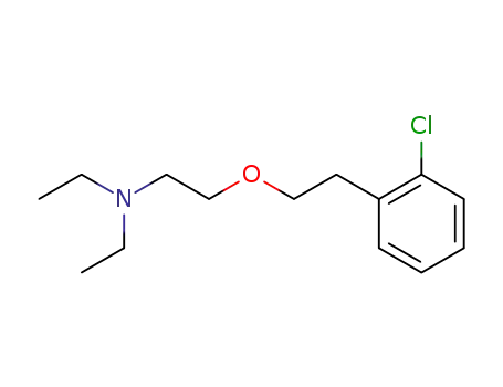2-[2-(2-chlorophenyl)ethoxy]-N,N-diethyl-ethanamine