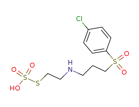 2-<3-(4-Chlor-phenylsulfonyl)-aethylamino>-aethyl-hydrogenthiosulfat