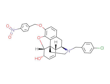 17-(4-chloro-benzyl)-4,5α-epoxy-3-(4-nitro-benzyloxy)-morphin-7-en-6α-ol