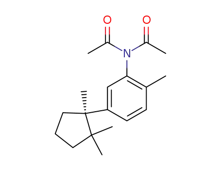 N-Acetyl-N-[2-methyl-5-((R)-1,2,2-trimethyl-cyclopentyl)-phenyl]-acetamide