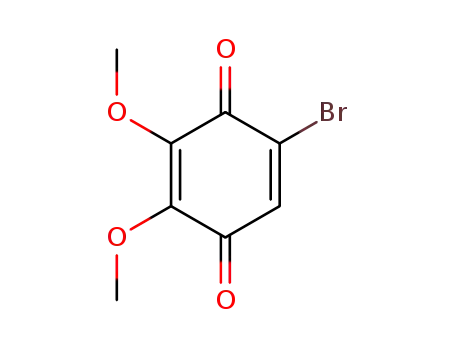 Molecular Structure of 23030-57-1 (5-bromo-2,3-dimethoxybenzoquinone)