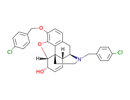 17-(4-chloro-benzyl)-3-(4-chloro-benzyloxy)-4,5α-epoxy-morphin-7-en-6α-ol