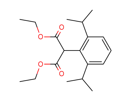 <2.6-Diisopropyl-phenyl>-malonsaeure-diaethylester
