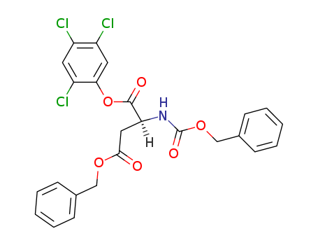 L-Aspartic acid, N-[(phenylmethoxy)carbonyl]-, 4-(phenylmethyl) 1-(2,4,5-trichlorophenyl) ester