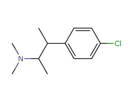 Molecular Structure of 74051-06-2 (4-Chloro-N,N,α,β-tetramethylbenzeneethanamine)