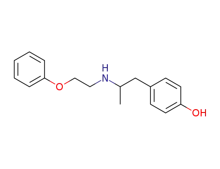 rac. 2-(4-Hydroxy-phenyl)-1-methyl-2'-phenoxy-diaethylamin
