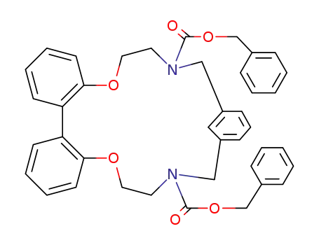 3,13-dioxa-6,10-diaza-1,2(1,2),8(1,3)-tribenzena-cyclotridecaphane-6,10-dicarboxylic acid dibenzyl ester