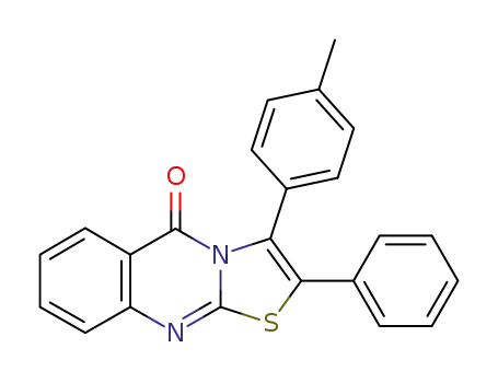 2-phenyl-3-<i>p</i>-tolyl-thiazolo[2,3-<i>b</i>]quinazolin-5-one