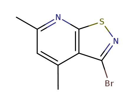 3-bromo-4,6-dimethyl-[1,2]thiazolo[5,4-b]pyridine