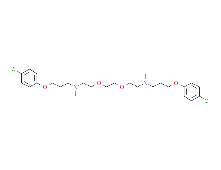 Molecular Structure of 58929-58-1 ([3-(4-Chloro-phenoxy)-propyl]-{2-[2-(2-{[3-(4-chloro-phenoxy)-propyl]-methyl-amino}-ethoxy)-ethoxy]-ethyl}-methyl-amine)