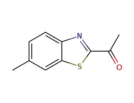 Molecular Structure of 54483-92-0 (Ethanone, 1-(6-methyl-2-benzothiazolyl)- (9CI))
