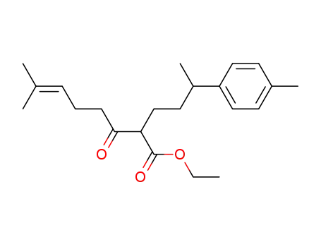 2-Methyl-6-oxo-10-(p-tolyl)-undec-2-en-7-carbonsaeure-ethylester