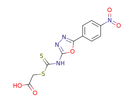 Acetic acid,
[[[[5-(4-nitrophenyl)-1,3,4-oxadiazol-2-yl]amino]thioxomethyl]thio]-