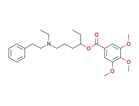 3,4,5-トリメトキシ安息香酸4-[エチル(フェネチル)アミノ]-1-エチルブチル