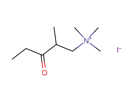 trimethyl-(2-methyl-3-oxo-pentyl)-ammonium; iodide