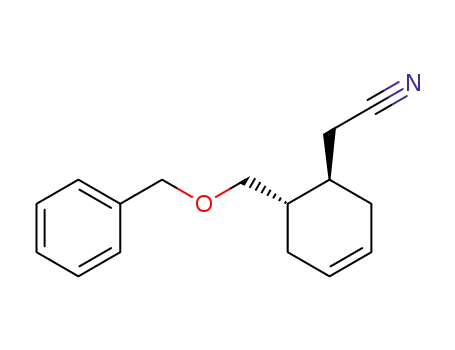 ((1R,6S)-6-Benzyloxymethyl-cyclohex-3-enyl)-acetonitrile