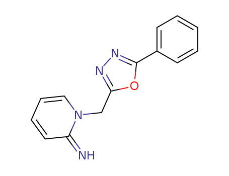 1-(5-phenyl-[1,3,4]oxadiazol-2-ylmethyl)-1<i>H</i>-pyridin-2-ylideneamine
