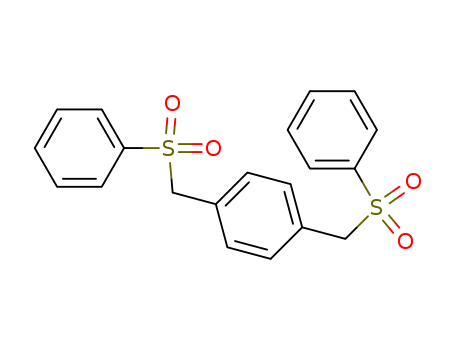 Benzene, 1,4-bis[(phenylsulfonyl)methyl]-