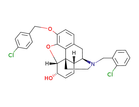 17-(2-chloro-benzyl)-3-(4-chloro-benzyloxy)-4,5α-epoxy-morphin-7-en-6α-ol