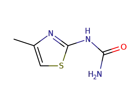 Molecular Structure of 89179-76-0 (Urea,  (4-methyl-2-thiazolyl)-  (7CI))