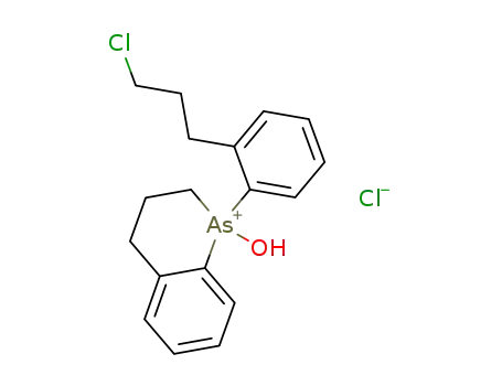 1-[2-(3-chloro-propyl)-phenyl]-1-hydroxy-1,2,3,4-tetrahydro-arsinolinium; chloride