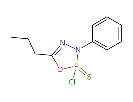 2-chloro-3-phenyl-5-propyl-2,3-dihydro-[1,3,4,2]oxadiazaphosphole 2-sulfide