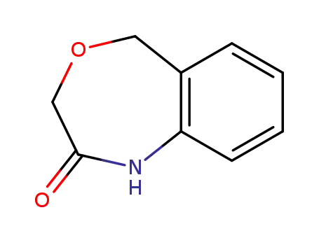 Molecular Structure of 3693-08-1 (1,5-Dihydro-benzo[e][1,4]oxazepin-2-one)