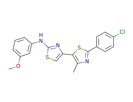 [2'-(4-chloro-phenyl)-4'-methyl-[4,5']bithiazolyl-2-yl]-(3-methoxy-phenyl)-amine