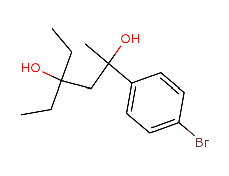 2-(4-bromophenyl)-4-ethylhexane-2,4-diol