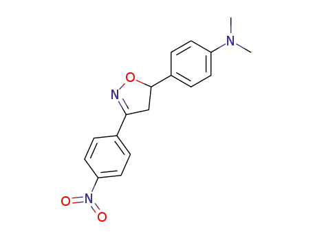 <i>N</i>,<i>N</i>-dimethyl-4-[3-(4-nitro-phenyl)-4,5-dihydro-isoxazol-5-yl]-aniline