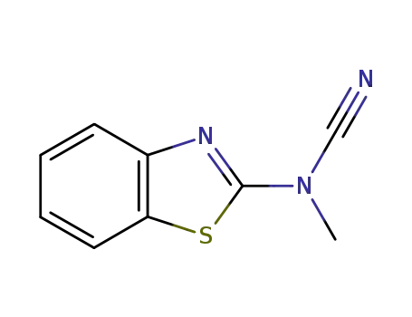 2-벤조티아졸카르바모니트릴,N-메틸-(7CI)