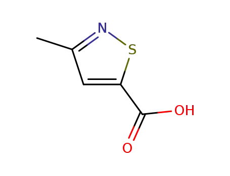 Molecular Structure of 66975-83-5 (3-Methylisothiazole-5-carboxylic acid)