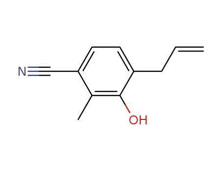 3-Allyl-6-cyano-2-hydroxytoluol