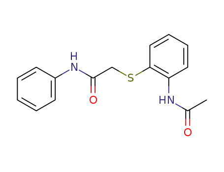 <2-Acetamino-phenylmercapto>-essigsaeure-anilid
