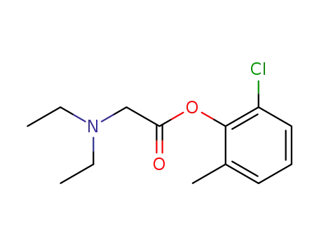 Diethylamino-essigsaeure-(2-chlor-6-methylphenylester)