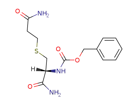 N-Benzyloxycarbonyl-S-(2-carbamoyl-ethyl)-L-cystein-amid