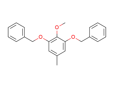 Benzene, 2-methoxy-5-methyl-1,3-bis(phenylmethoxy)-