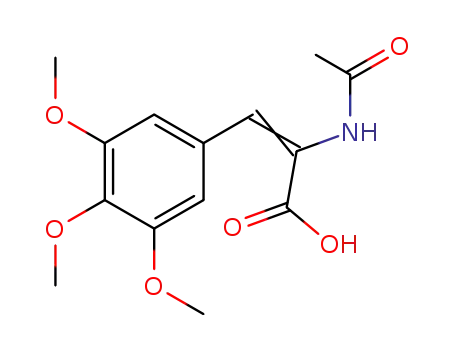 2-Propenoic acid, 2-(acetylamino)-3-(3,4,5-trimethoxyphenyl)-