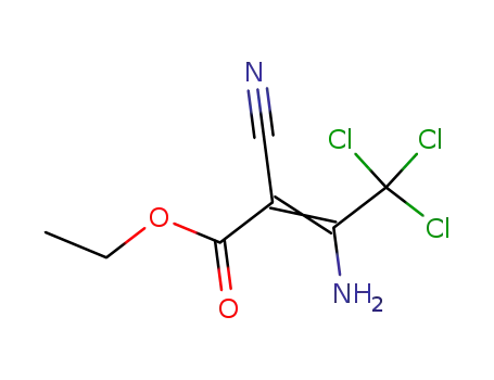Molecular Structure of 22071-00-7 ((E)-ethyl 3-aMino-4,4,4-trichloro-2-isocyanobut-2-enoate)