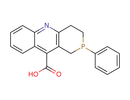 2-phenyl-1,2,3,4-tetrahydro-phosphinino[4,3-<i>b</i>]quinoline-10-carboxylic acid