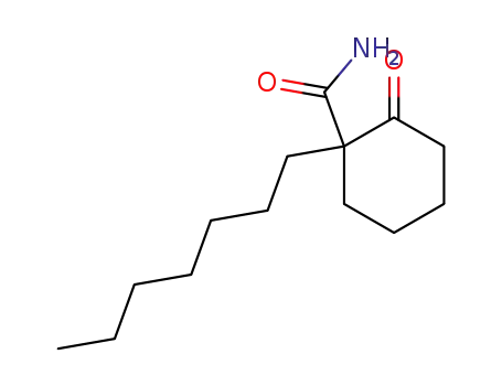 Molecular Structure of 62221-92-5 (Cyclohexanecarboxamide, 1-heptyl-2-oxo-)