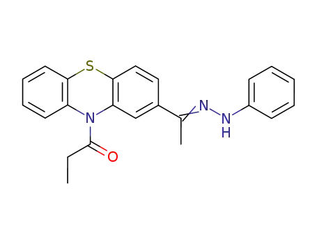 2-(1-phenylhydrazono-ethyl)-10-propionyl-10<i>H</i>-phenothiazine