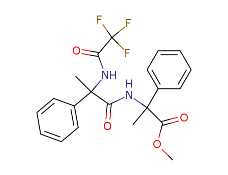 Trifluoracetyl-DL-α-phenyl-alanyl-DL-α-phenyl-alanin-methylester