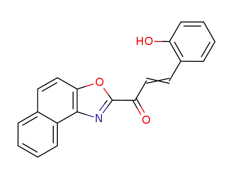 2-Propen-1-one, 3-(2-hydroxyphenyl)-1-naphth[1,2-d]oxazol-2-yl-