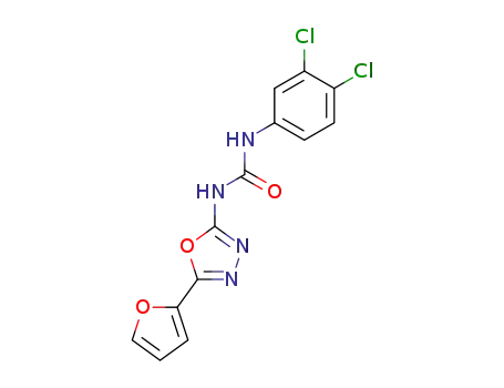 1-(3,4-dichloro-phenyl)-3-(5-furan-2-yl-[1,3,4]oxadiazol-2-yl)-urea