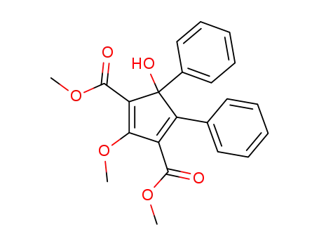 5-Hydroxy-2-methoxy-4,5-diphenyl-cyclopenta-1,3-diene-1,3-dicarboxylic acid dimethyl ester
