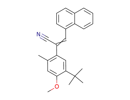 1-<2-Methyl-4-methoxy-5-tert.-butyl-phenyl>-1-cyan-2-<naphthyl-(1)>-ethylen