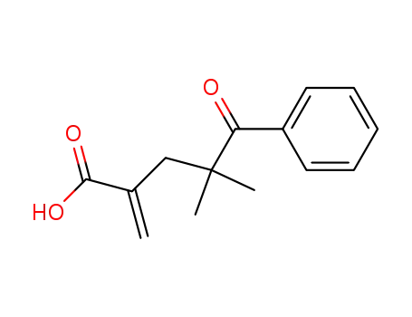 4,4-Dimethyl-2-methylen-5-oxo-5-phenylpentansaeure