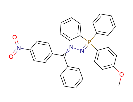 <p-Nitrophenyl-phenyl-keton>-p-anisyl-diphenyl-phosphazin